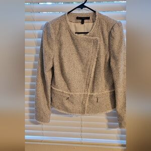 White House Black Market Tweed Cropped Jacket - Like New